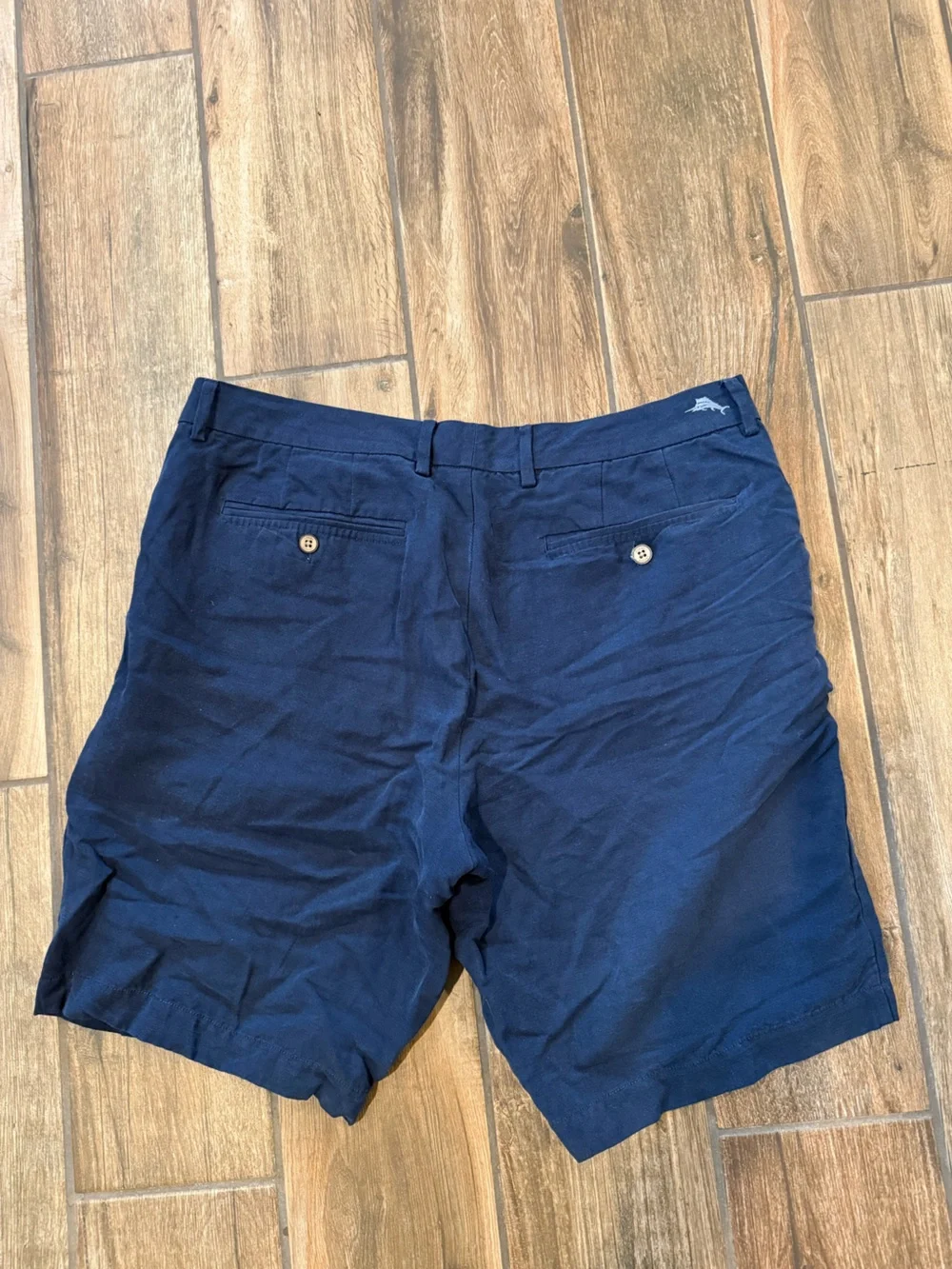 Tommy Bahama Navy Flat Front Men's Shorts